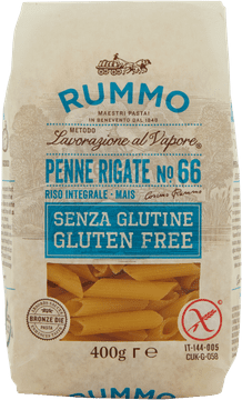 Rummo Tjestenina Penne Rigate n66 bez glutena 400g - Rummo