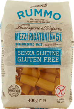 Rummo Mezzi rigatoni bez glutena n51 400g - Rummo