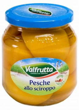 VALFRUTTA Breskve u sirupu 580g -