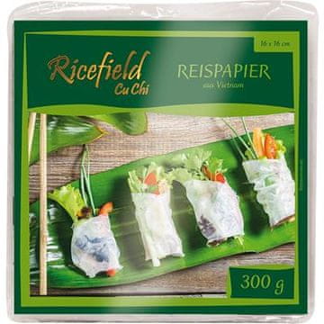 Ricefield Papir od riže četverokutni 16 cm 300 g - Ricefield