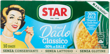 Star Kocke za juhu Dado per brodo classico -30% soli 10szt 100g - Star