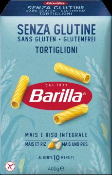 Barilla Tjestenina Tortiglioni bez glutena 400 g -