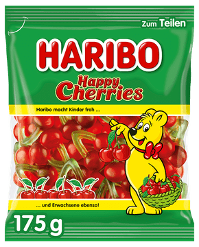 Haribo Žele bomboni Happy Cherries 175g - Haribo