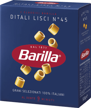 Barilla Tjestenina Ditali Lisci n45 500g -