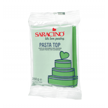 Saracino Šećerna masa za oblaganje svijetlozelena light green top paste 250 g – saracino