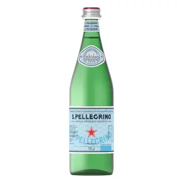 SAN PELLEGRINO Gazirana mineralna voda frizzante San Pellegrino u staklenoj boci od 0,75 l