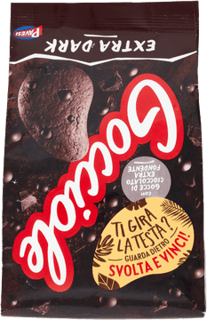 Keksi s gorkom čokoladom Gocciole Extra Dark 400g - Pavesi