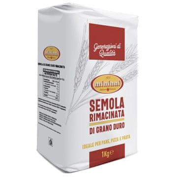 Brašno semola rimacinata di grano duro 1 kg – Mininni