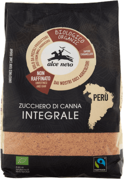 Alce Nero Cukier trzcinowy zucchero di canna integrale bio 500g - Alce Nero