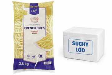 Pommes frites 6x6 mm French fries 2,5kg - Metro Chef
