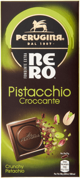 Čokolada fondente extra nero pistacchio croccante 85g - Perugina