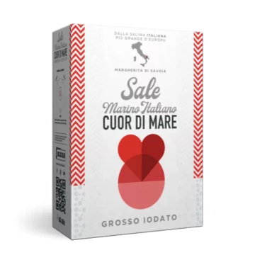 Sól grubo zrnata Sale grosso 1kg - Cuor di Mare