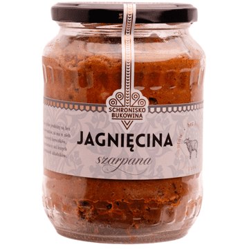 Pasterizirana janjetina 600g - Bukowina Shelter