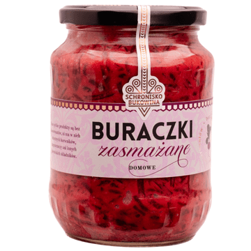 Buraczki zasmażane domowe 660g - Schronisko Bukowina