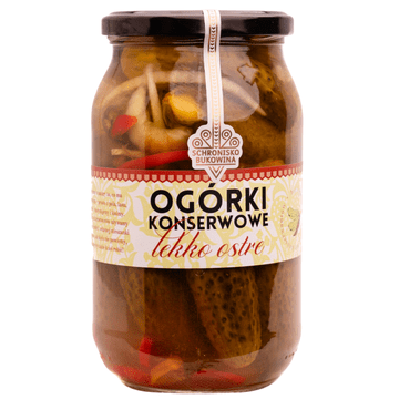 Krastavci blago ljuti s čilijem - Schronisko Bukowina