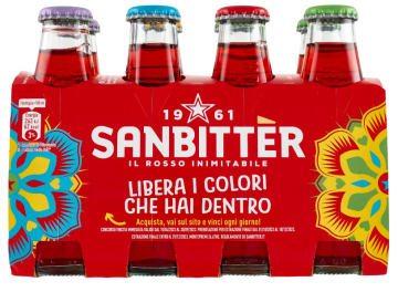 Napoj Liberia i Colori Che Hai Dentro Rosso 8x100ml - Sanbitter