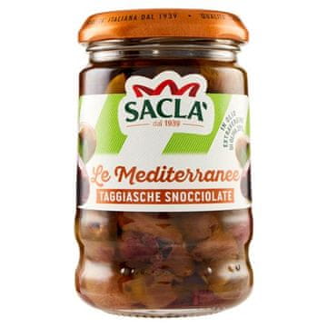 Oliwki Taggiasche bez koštica 180g – Sacla