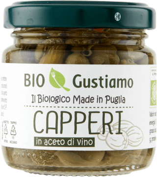 Kapare u octu capperi in aceto 100g - bio gustiamo