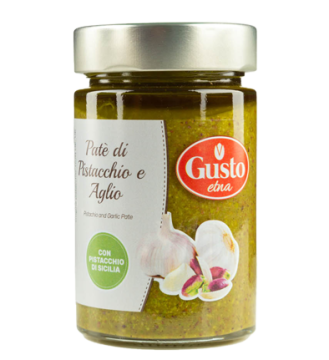Pesto pistacijevo s češnjakom 190g - Gusto Etna