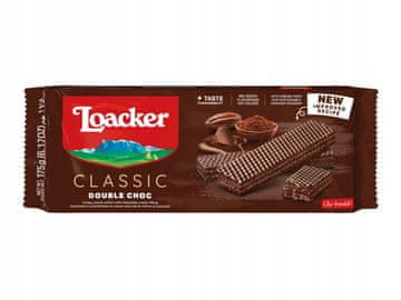 Čokoladne vafle double choc 175 g - Loacker
