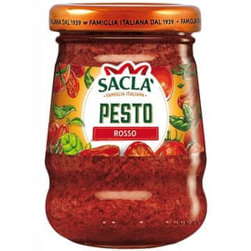 Pesto rosso s bosiljkom i sušenim rajčicama 90g - Sacla