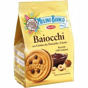 Mulino Bianco Baiocchi krem napolitanke s kremom 260 g - Mulino Bianco