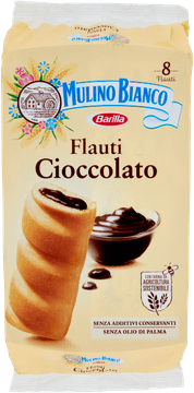 Mulino Bianco Keksi flauti s čokoladom 280g - Mulino Bianco