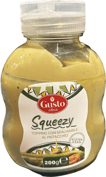 Pistacijski preljev topping Squeezy con spalmabile al pistacchio 200g - Gusto Etna
