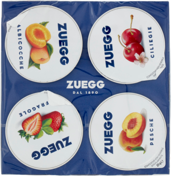 Miks džemova Poker Assortiti 4x 25 g - Zuegg