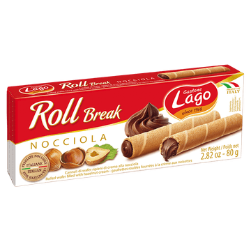 LAGO Rurke s kremom od lješnjaka Roll Break 80g - Lago
