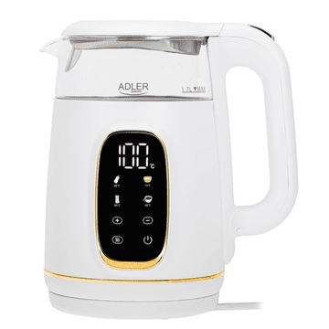 Adler Bojler AD 1305-WG, 2200W, 1.7L, LED, bijelo-zlato