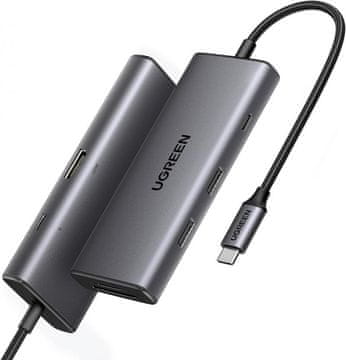 Ugreen 7-u-1 USB-C hub (10 Gbps USB 3.2, 4K@30 Hz HDMI)