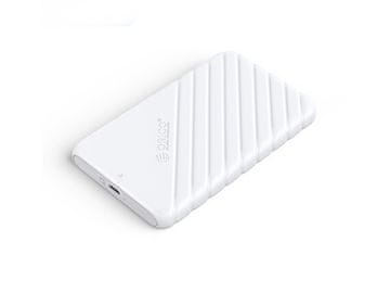 Orico Vanjsko kućište za 2,5-inčni HDD/SSD, USB-C 3.1 UASP na SATA 3, bez alata, bijelo, 25PW1C-C3