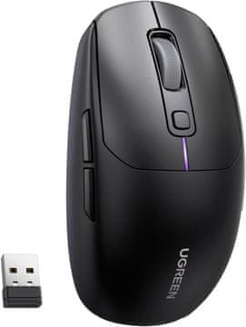 bežični miš 5000 DPI 2.4G+BT – crni