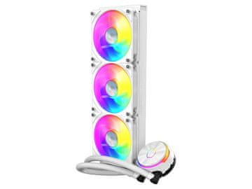 Cooler Master Komplet za vodeno hlađenje AIO Liquid Cooler Cooler Master MasterLiquid PL360 Flux, 360mm, ARGB, bijeli