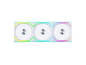 Lian Li Ventilator za kućište Lian Li UNI FAN SL Wireless 120 ARGB PWM 120mm, 3 Pack + kontroler, bijeli