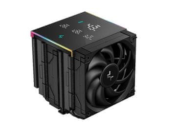 DEEPCOOL Hladnjak za procesor DeepCool AK620 Digital PRO, 2x 120mm, LCD, crni