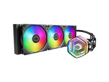 Cooler Master Komplet za vodeno hlađenje AIO Liquid Cooler Cooler Master MasterLiquid 360 Atmos, 360mm, ARGB, crni