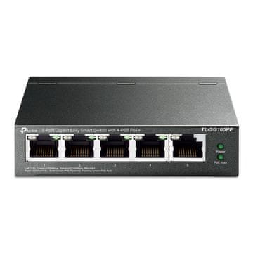 TP-Link TL-SG105PE Easy Smart 5-portni PoE+ Gigabitni mrežni prekidač