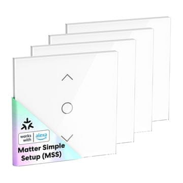 Meross MRS100MA(EU) Wi-Fi pametni prekidač za rolete (materijalan) (set od 4)