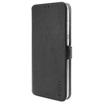 FIXED Preklopna futrola za telefon Fiksna tema o Honor X8 5G - crnoj boji