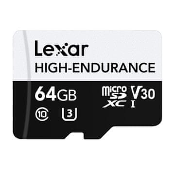 Lexar Lexar microSDHC/microSDXC memorijska kartica visoke izdržljivosti 64 GB