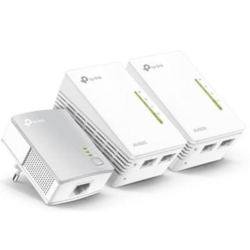 TP-Link TL-WPA4220 TKIT AV600 300Mbps bežični 3-pack powerline starter kit adapter