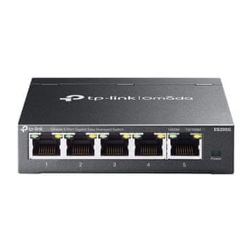 TP-Link Omada ES205G 5-portni Gigabit RJ45 managed mrežni preklopnik switch