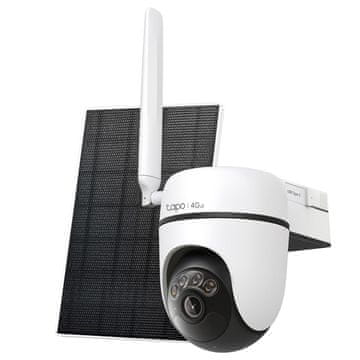 TP-Link Tapo C615G KIT LTE 2K 3MP vanjska bežična sigurnosna kamera na baterije s solarnim panelom, bijela