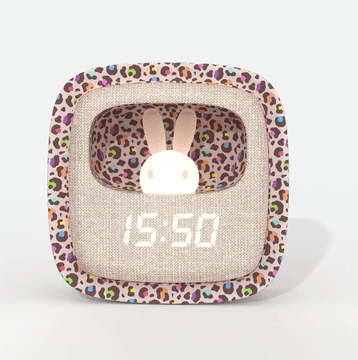 MOB Billy Clock svjetiljka i budilica, Rainbow Leopard