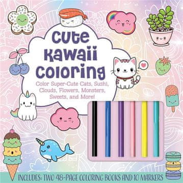 Rayher.	 Knjiga & Kreativni set Cute Kawaii Coloring