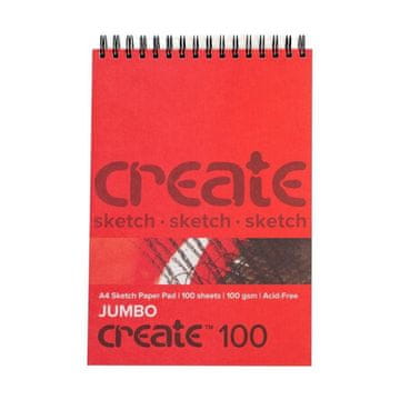 Rayher.	 Skicirna bilježnica Jumbo Create 100, A4