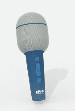 MOB Micro Groovy mikrofon i Bluetooth zvučnik, plavi