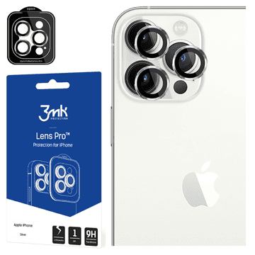 3MK Zaštita leće za iPhone 14 Pro i 14 Pro Max - Srebrna